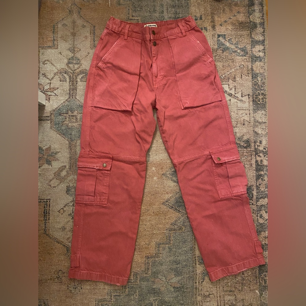 NWOT free people marx slouchy cargo jeans